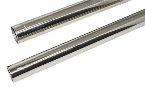Cső, rozsdamentes acél, Relings- und Rohrbeschläge – A4L, 25x1,5mm, 6m, hőkezelt és polírozott