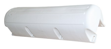 Ütköző, C-profilhoz – Lindemann, PVC, 885x270mm, fehér