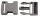 Gurtcsat, Lindemann – Nylon, 40 mm, fekete, 10 db