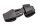 Mini csat, Gurtschnallen|Steckschnallen, nylon, 20 mm-es hevederhez, fekete, 10 db