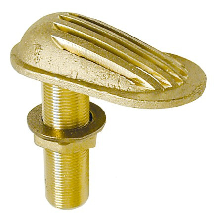 Bordátvezetés szűrővel, Lindemann, MS58 réz, 1 1/4"