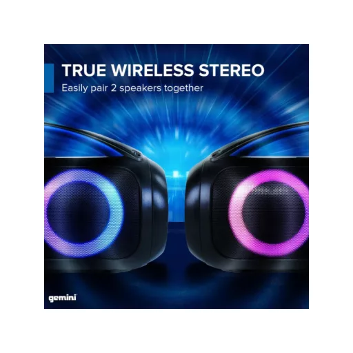 GEMINI GGO-230L Bluetooth Party Hangszóró Aktív Hangszóró