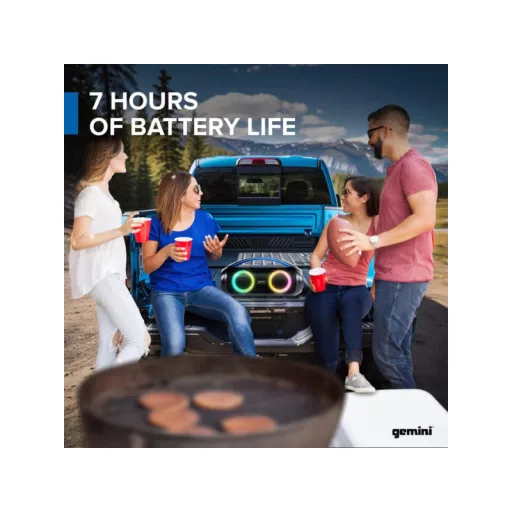 GEMINI GGO-230L Bluetooth Party Hangszóró Aktív Hangszóró