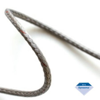 Kötél, statikus – Gleistein, Dyneema, hőkezelt, szürke, 8mm