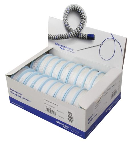 Kötélkészlet, Takler Werkzeuge, viaszolt és nem viaszolt, 1/1,2/1,5mm, fehér, 30m, 20 db