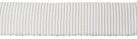 Textil heveder, Gurtbänder, Poliészter, 25mm, Fehér, 100m