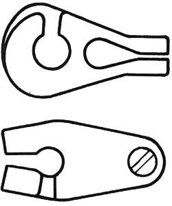 Kötélvezető, Stagreiter, Nylon, 4mm, 10db