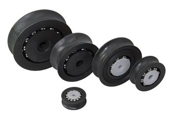 Görgő, golyóscsapágyas, Rollen|kugelgelagert – POM, 52x15mm, 6,5mm furat