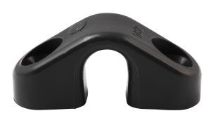 Álló vezetékfűző, talp nélküli, 9mm-es fekete nylon szem, Leitösen
