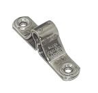 Tükörveret, Lindemann, AISI 316 rozsdamentes acél, 8mm furat (2-furatos)