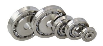 Görgő, Lindemann – Rozsdamentes acél, 38x8mm, 8,2mm furattal