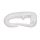 Karabiner horog, Leinenhaken|HA, nylon, 4 mm-es zsinórhoz, 10 darabos csomag