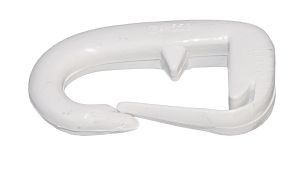 Karabiner horog, Leinenhaken|HA, nylon, 4 mm-es zsinórhoz, 10 darabos csomag