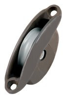Görgős szekrény, Lindemann – alumínium, nylon, rozsdamentes acél görgő, 25mm, 6mm