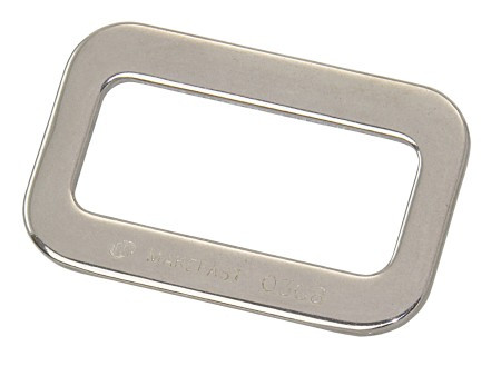 Lindemann Gurtband csúszka, Gurtschnallen, A4, rozsdamentes acél AISI 316, 50mm-es hevederhez