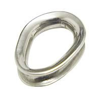 Huzalkötél kordavég, zárt forma, Lindemann, A4 AISI 316, 3mm