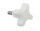 Keresztfogantyús csavar, Sprayhoodbeschläge, A4/Nylon, M6x14mm, fehér