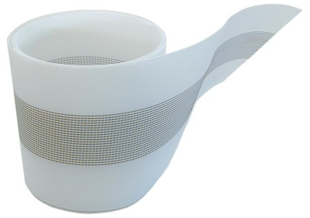 Előél szalag, PTFE, Lindemann – 125mm, 340g/nm, fehér, 100m