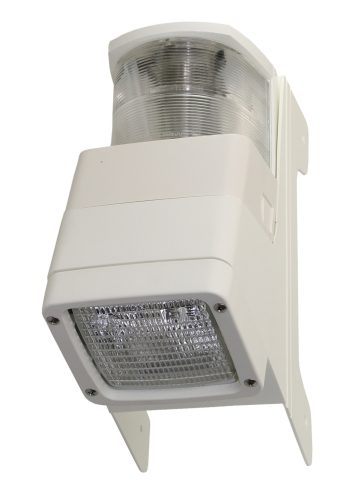 Navigációs lámpa, kombinált, árbóclámpával – HELLA, 12V, fehér, 25W/55W