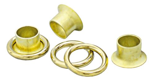 Félkarika/Szem, Lindemann, Sárgaréz, Gr.9, 24mm