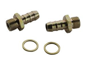 Üzemanyagcső csatlakozó készlet, Lindemann, 8mm, 2 tömítéssel, egyenes