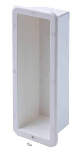 Fecskefészek beépíthető oldalsó doboz, Schwalbennester, műanyag, fehér, 370x120x110mm