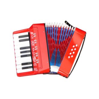   GOLDENCUP JP1708 17 MONOFÓNIKUS 8 BASSZUS Piros Gyerek Harmonika