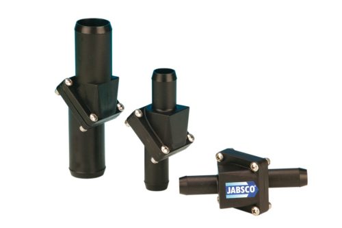 Visszacsapó szelep, JABSCO – Nitril tömítéssel, 25mm-es tömlőhöz