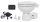 WC / Elektromos WC, JABSCO, Tengeri vízzel, Beépített szivattyú, Soft-Close, 24V
