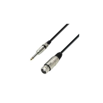 ADAM HALL K3MFP0100 XLR női-6,3 mono 1 m mikrofonkábel