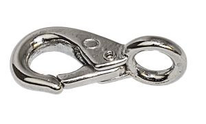 Rögzített szemes karabiner, Leinenhaken|KK, rozsdamentes acél, 53mm