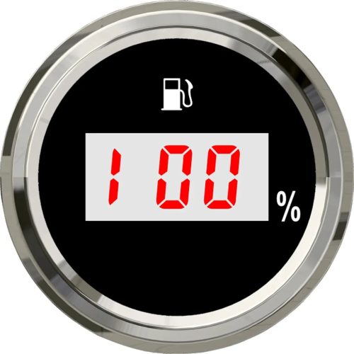 Digitális üzemanyagszint jelző, TREM, külső átmérő 59 mm, fehér