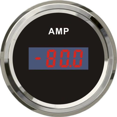 Digitális ampermérő, TREM X-LINE, 59 mm külső átmérő, fehér