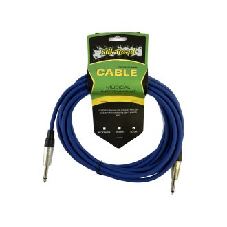 nxa.hu - a legjobb ajánlatok 2026-ban hangszerekre SILKROAD hangszórókábel 6 m, 2 x 6,3 mm jack, Szín: kék olcsón vásárolj most gyors szállítással