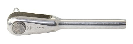 Gabelterminál, hosszú, Luftfahrtbedarf, AISI316, 4,8mm-es pin