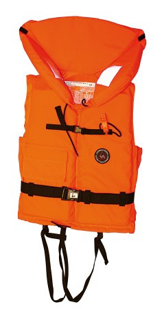 Mentőmellény, Rettungswesten, 80N, 60-70+kg, narancs