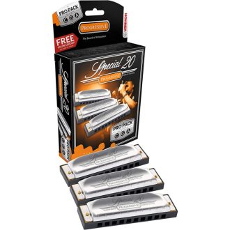   HOHNER HARMONICAS 560/20 SPECIAL 20 PRO-PACK C,G,A Diatonikus szájharmonika