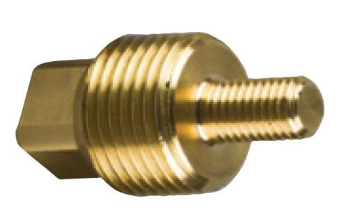 Menetes záródugó, Anoden|VolvoPenta, sárgaréz, 1/2"BSPT - M8, Volvo