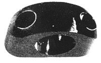 Kábelvezető szem, Leitösen, Nylon, 10mm, fekete, 10db