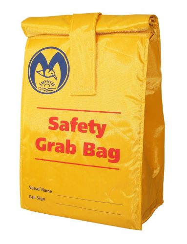 Mentőcsomag, Safety Grab Bag – Lindemann, Nylon/PU, úszó, sárga, tekercszárral