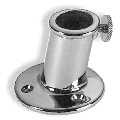 Korláttartó zászlórúd tartó, TREM, 25 mm furatátmérő
