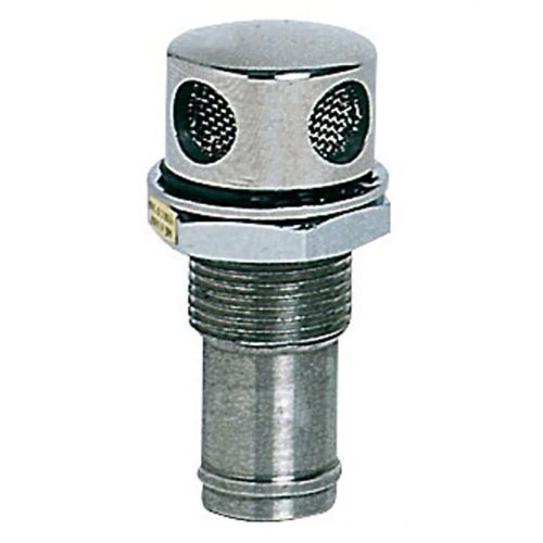 Üzemanyag szellőző, TREM, tükörpolírozott rozsdamentes acél, 16 mm csőátmérő