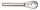 Szemes saru, Walzterminals, A4 rozsdamentes acél, 5,2mm szem, 2,5mm