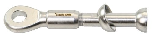 Golyósfej szemes véggel, Walzterminals, A4 rozsdamentes acél, 1/2", szem 13mm