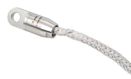 Dyneema kötél szem terminál, Blue Wave, rozsdamentes acél, 10 mm