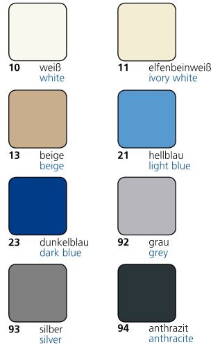 Planofil ponyva, Lindemann – PES szövet, egyoldalas PUR bevonattal, 190g/m², UV álló, ezüst, 180cm