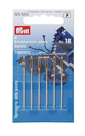 Kötélillesztő tű hegy nélkül, Takler Werkzeuge, 1-2mm Ø, 6 db-os készlet