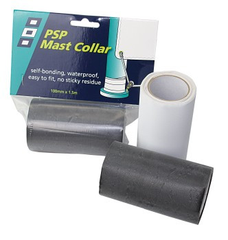 Árbocgallér ragasztószalag, PSP MARINE TAPES, 100mm x 1.5m, fekete