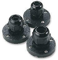 Kábelátvezető, Decksdurchführungen für Kabel, műanyag/gumi, 7-12mm kábelhez, 10 db