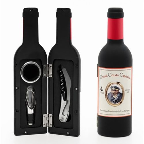 Palack formájú sommelier készlet